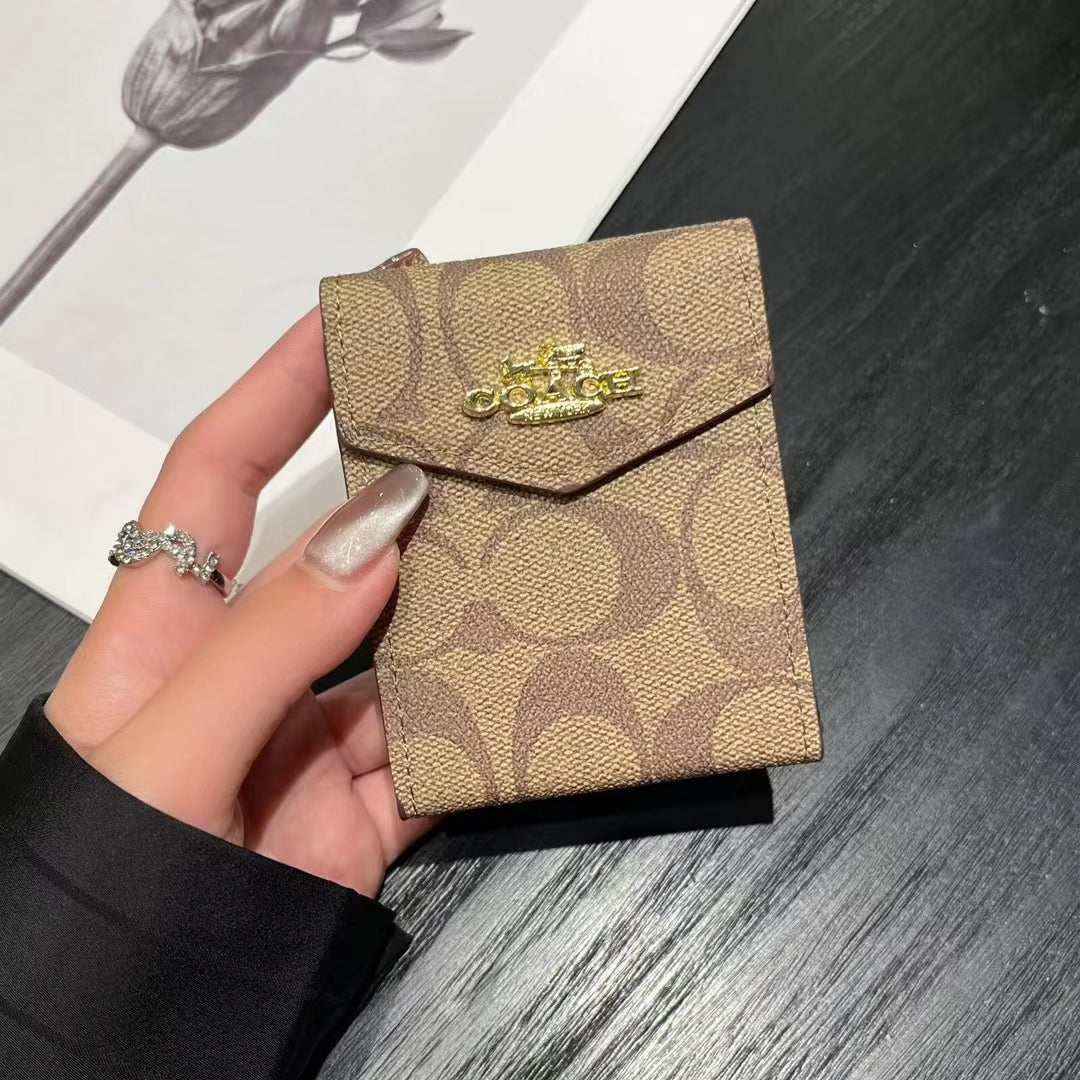 奢華 MK & CO 風格字母組合卡包皮夾