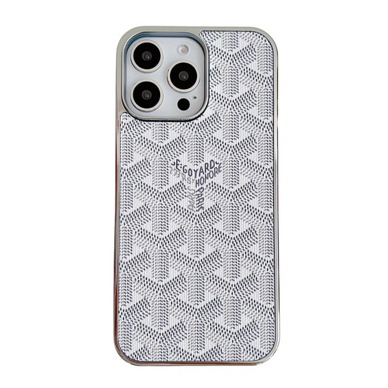 Goya Coque et skin iPhone multicolore en or blanc