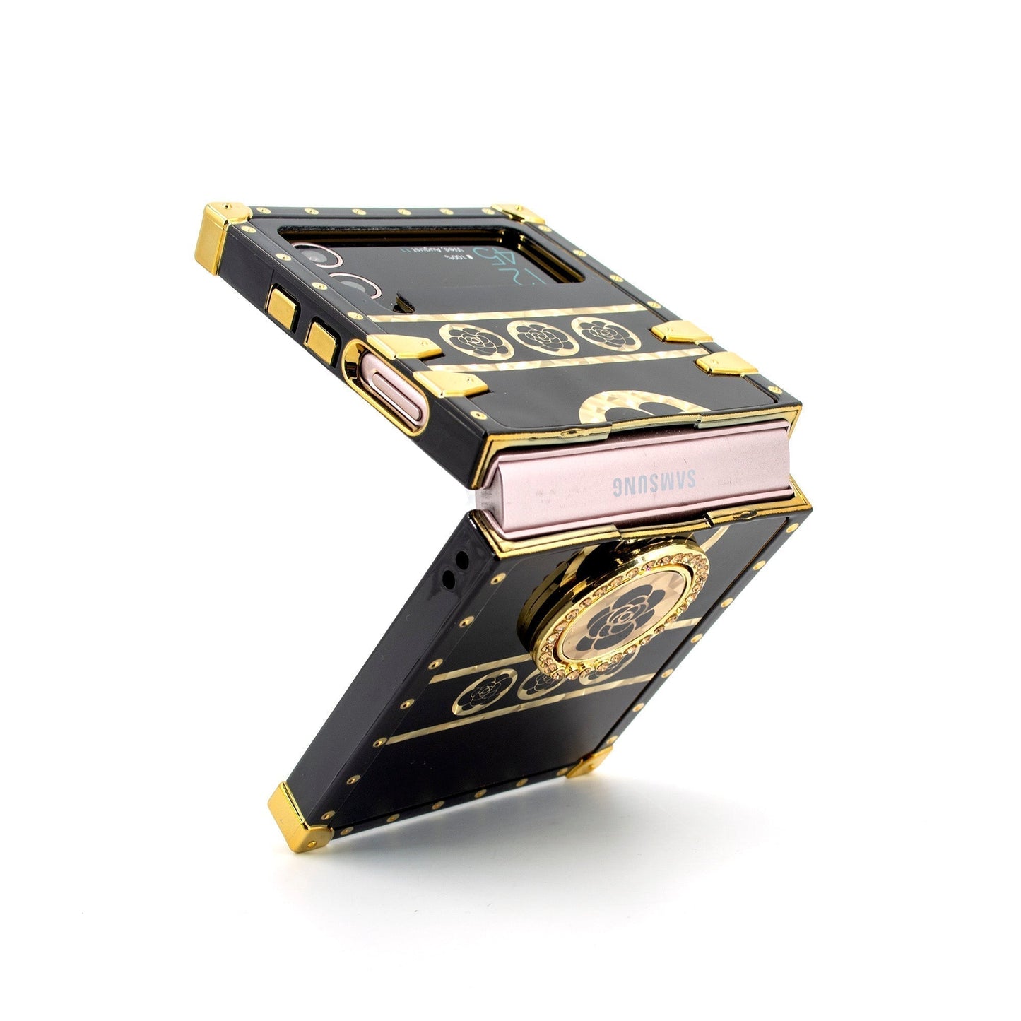 قاب مربعی 5G Samsung Galaxy Z Flip6/5/4/3 "Ring Yin"