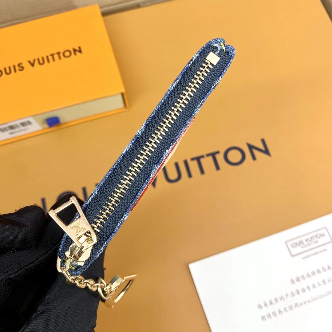 Luxus-Monogramm-Münzbeutel – stilvolle und kompakte Schlüsselanhänger-Geldbörse