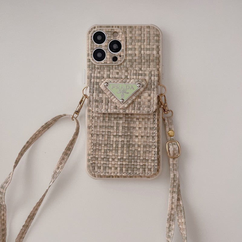Pra Weave Card Bag Crossbody iPhone etui