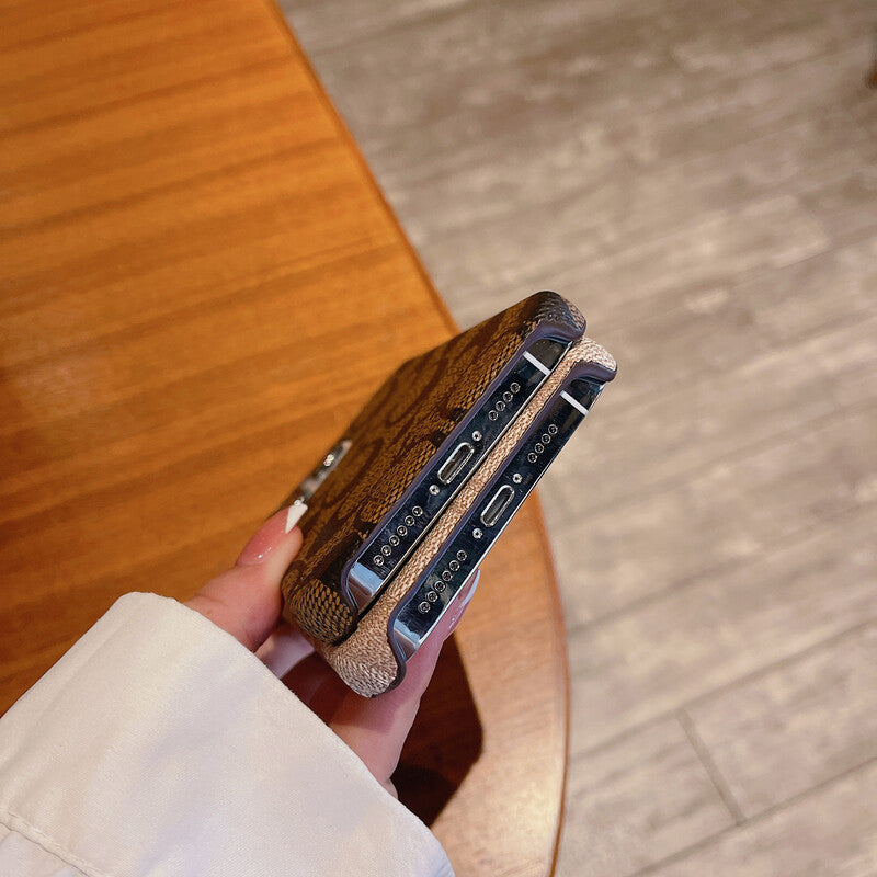 Pouzdro na iPhone Classic Coach hnědé -JDK241426