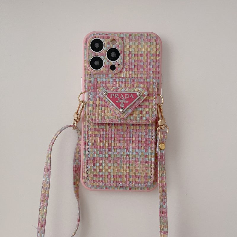 Pra Weave Card Bag Crossbody iPhone etui