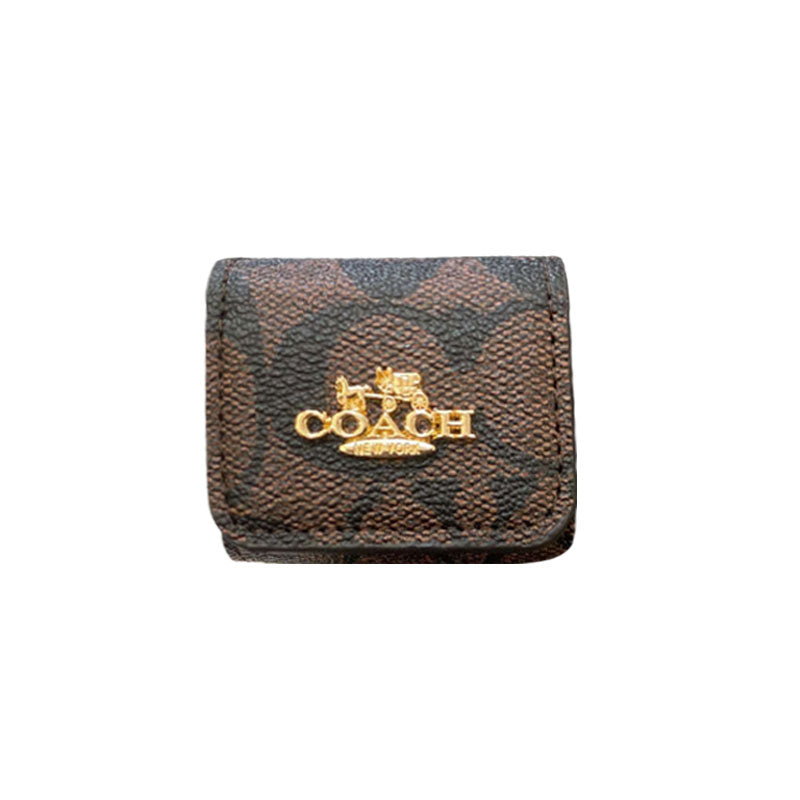 Luxuriöse Coach AirPods Pro Hüllen Hellbraun – LGK240425