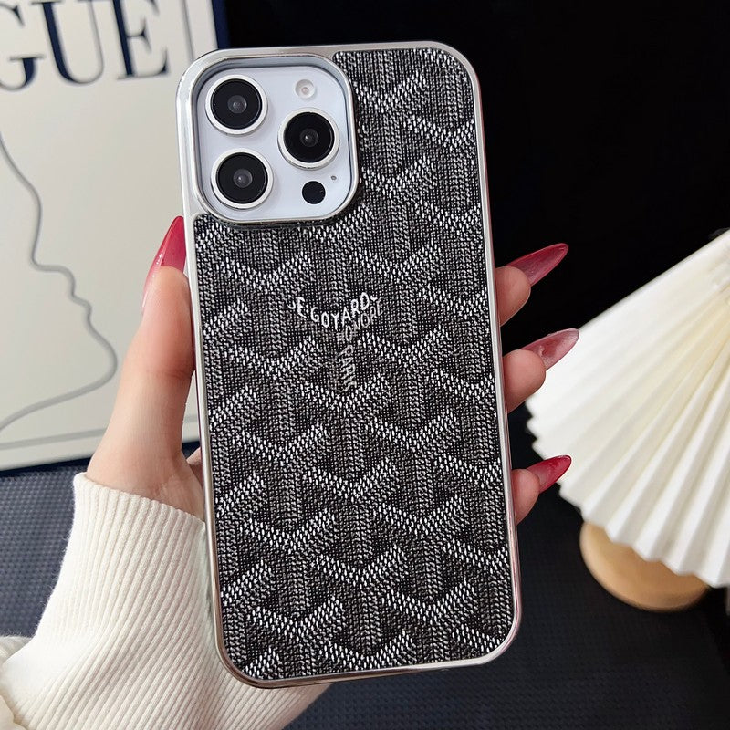 Goya Coque et skin iPhone multicolore en or blanc