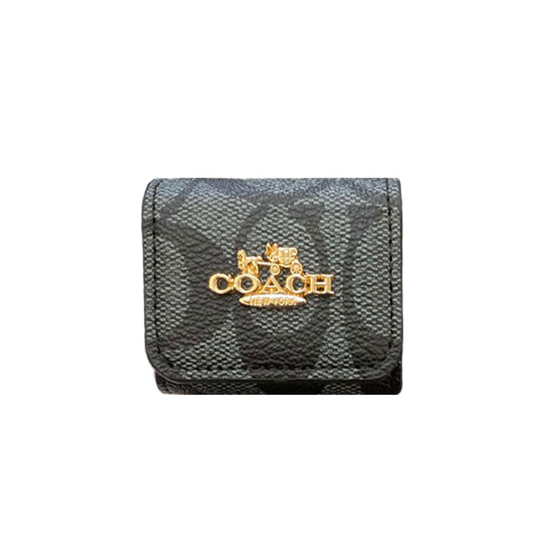 Luxuriöse Coach AirPods Pro Hüllen Hellbraun – LGK240425