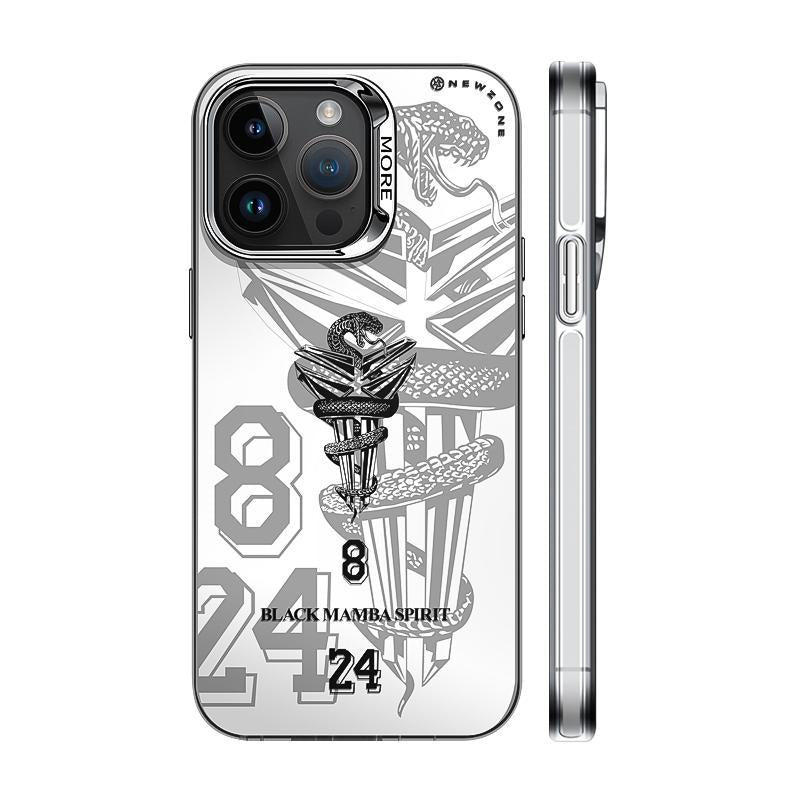 Custodia unica per iPhone 【commemorativa Black Mamba】