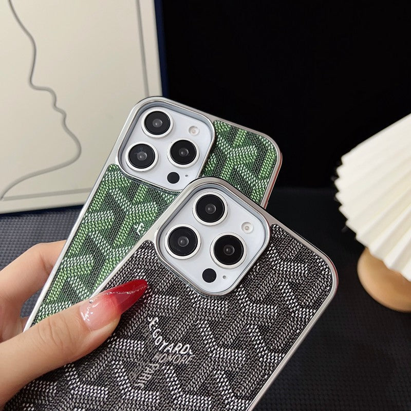 Goya Coque et skin iPhone multicolore en or blanc