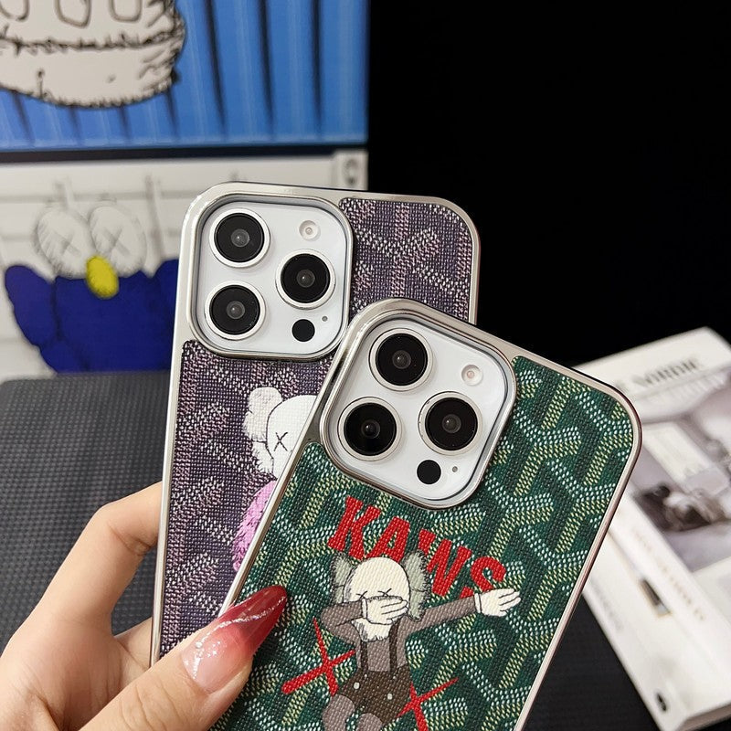 Capa para iPhone em ouro branco Goya x Kaw