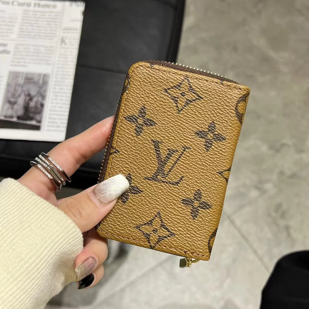 Luxusní kolekce Monogram Zipper Wallet – LV, GG a BBR