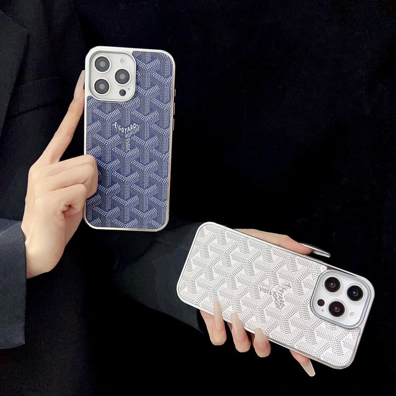 Goya Coque et skin iPhone multicolore en or blanc