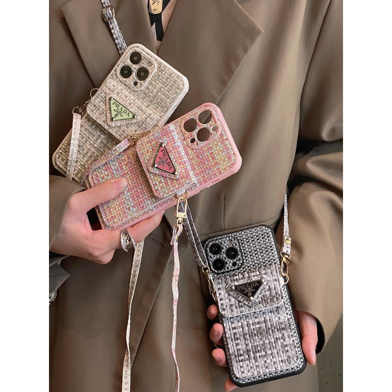 Pra Weave Card Bag Crossbody iPhone etui