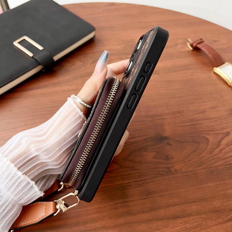 Sarung iPhone Rantaian Pemegang Kad Lou GG