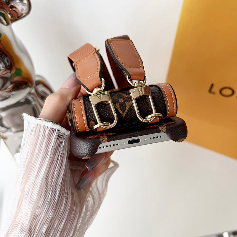 Lou GG Card Holder Chain iPhone Case