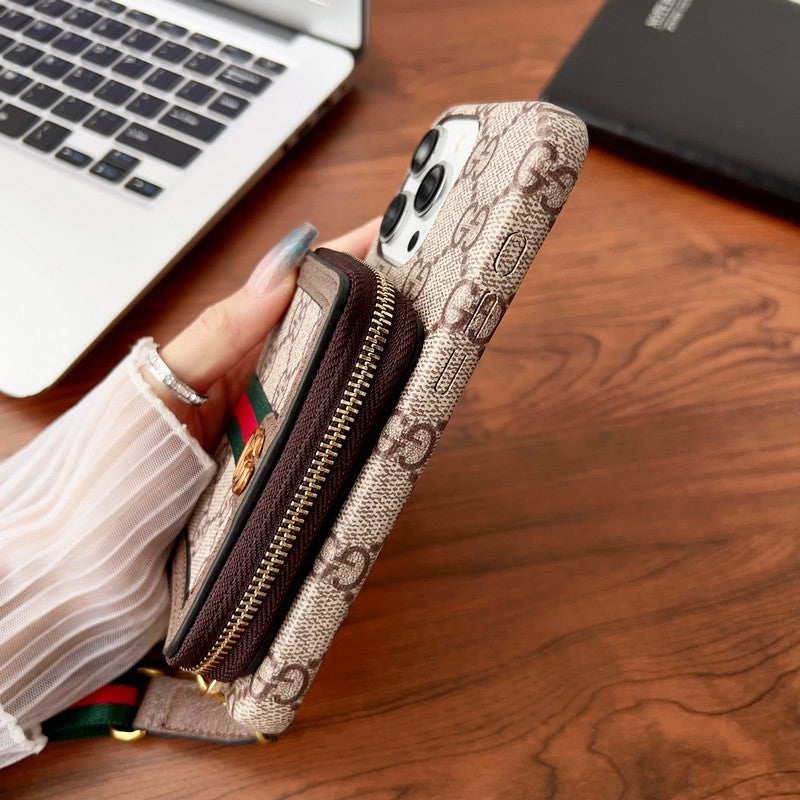 Lou GG řetízkové pouzdro na iPhone