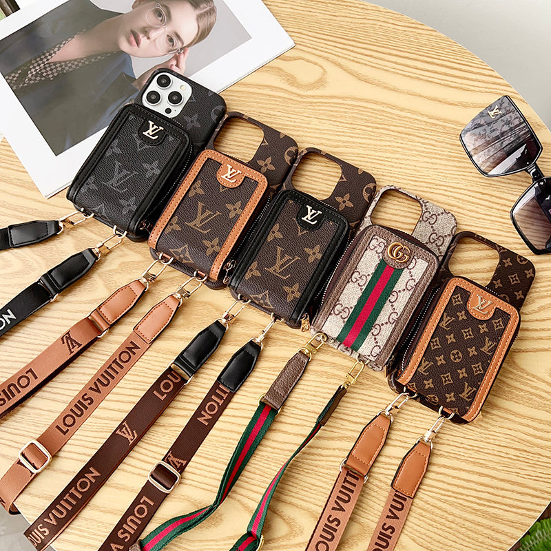 Lou GG kártyatartó láncos iPhone tok