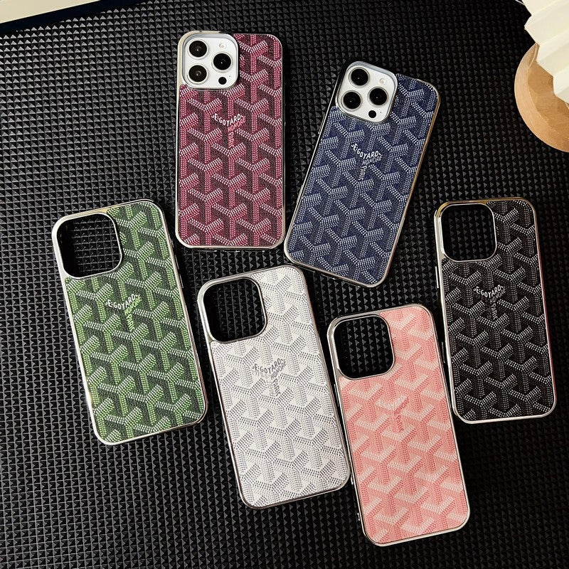 Goya Coque et skin iPhone multicolore en or blanc