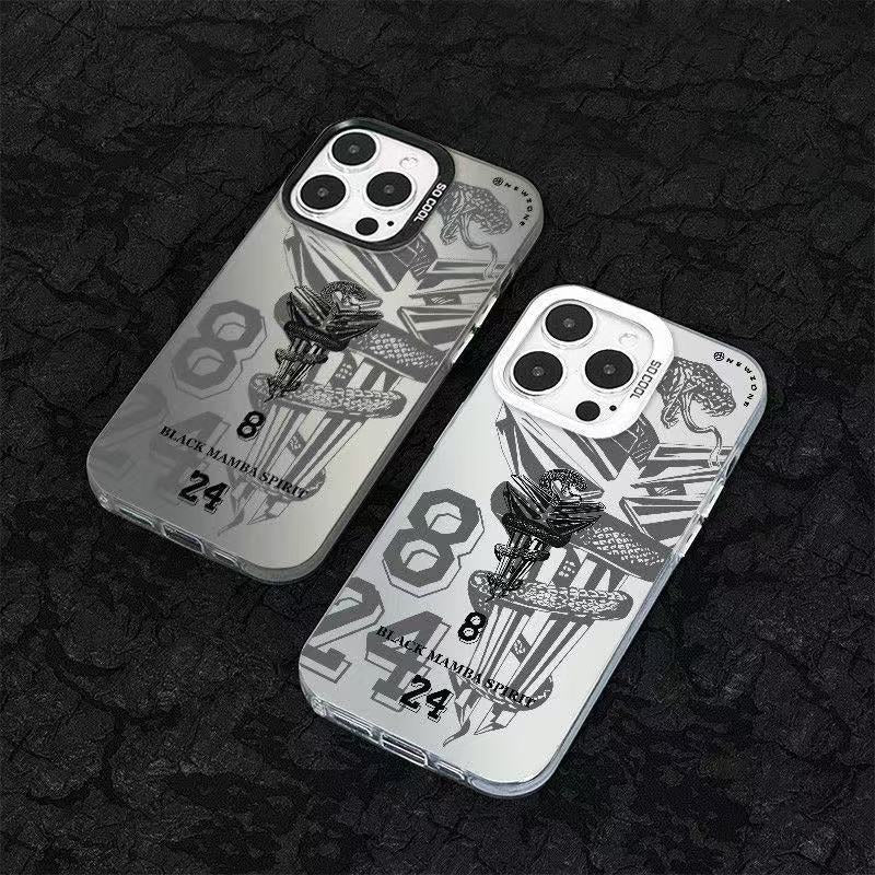 Custodia unica per iPhone 【commemorativa Black Mamba】