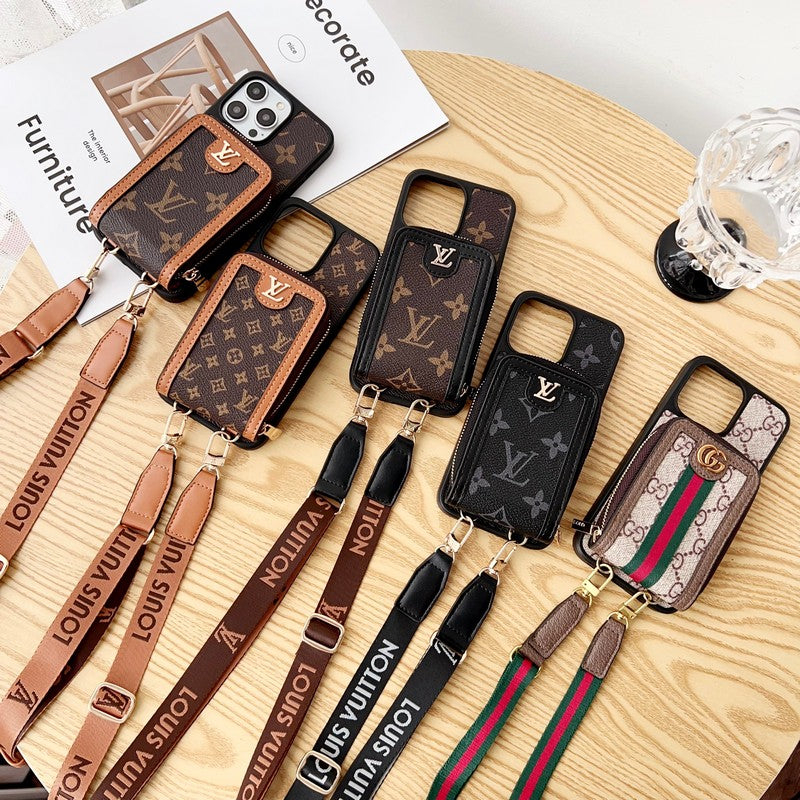 Lou GG kártyatartó láncos iPhone tok
