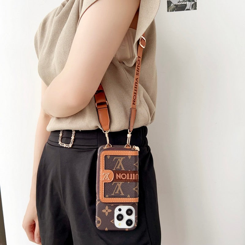 Lou GG řetízkové pouzdro na iPhone