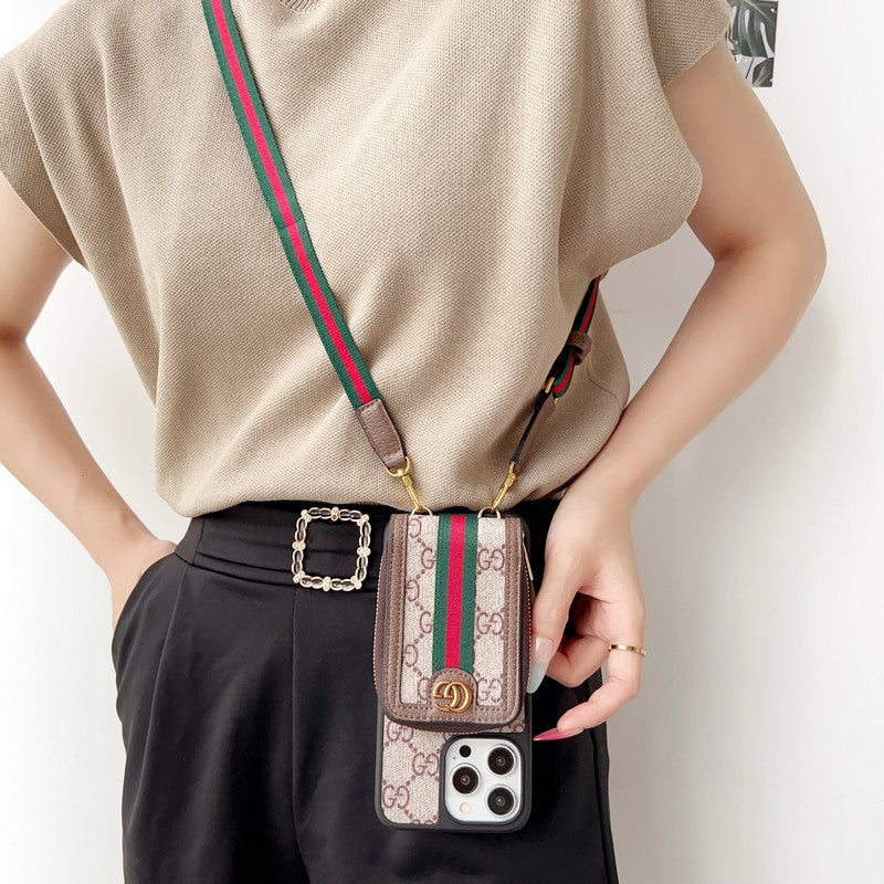 Lou GG kártyatartó láncos iPhone tok