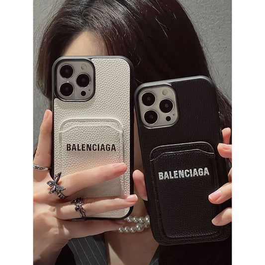 قاب چرمی آیفون جای کارت BB