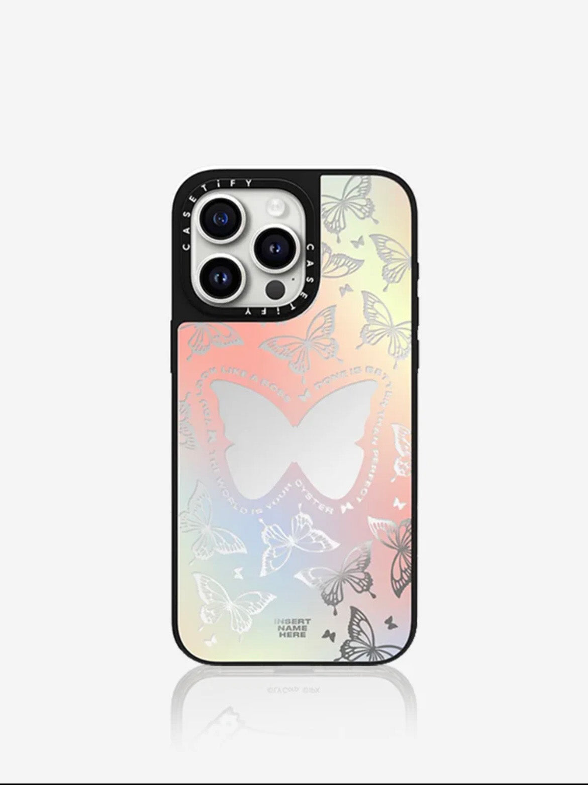 ETUI NA IPHONE „CASETIFY” w kolorze fantasy w kształcie motyla