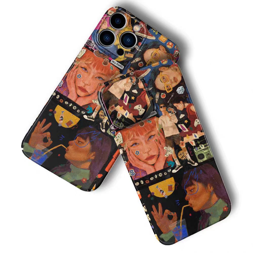 Bloemtelefoonhoesje 1