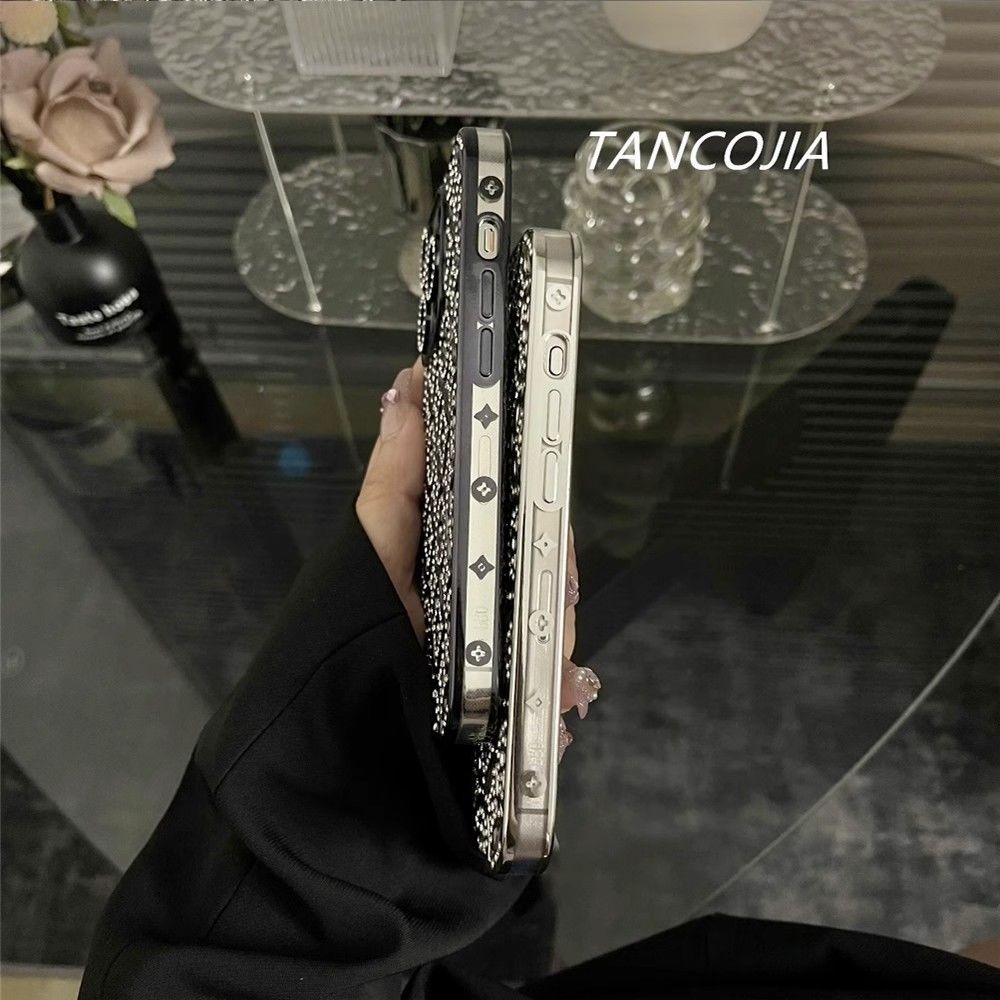 Luxury Diamond Embossed iPhone Case