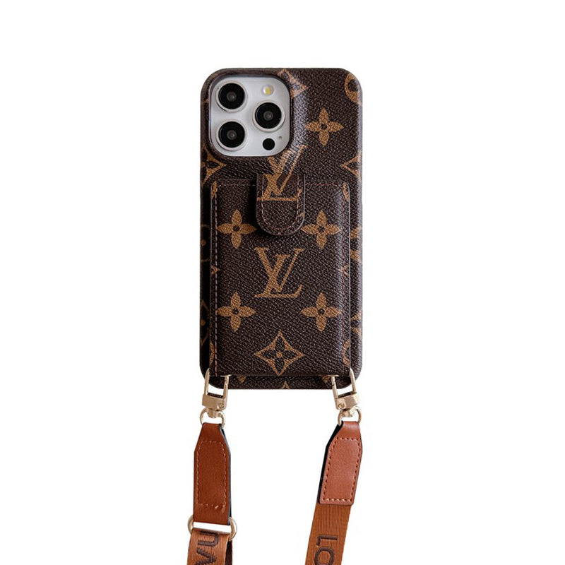 Lou Card Bag Crossbody Chain Pouzdro na iPhone