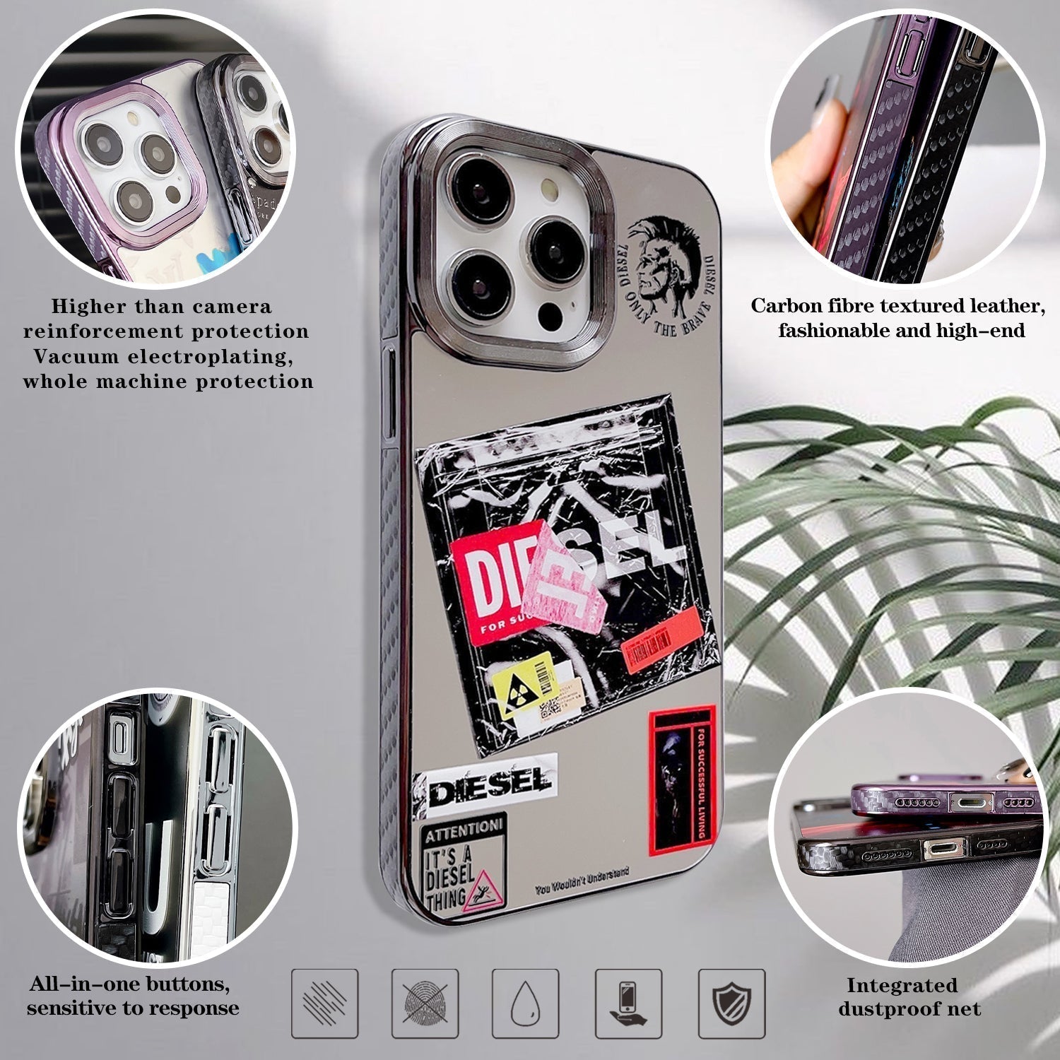 DIESEL pouzdro na iPhone A27 A28