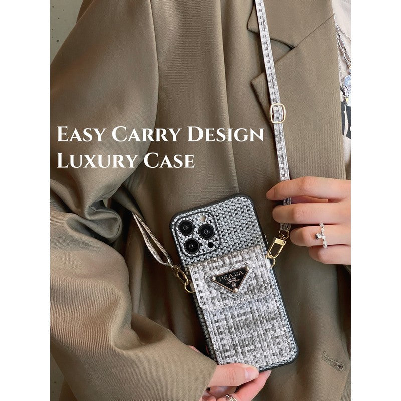 Pra Weave Card Bag Crossbody iPhone etui