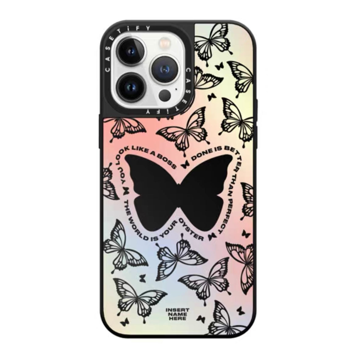 ETUI NA IPHONE „CASETIFY” w kolorze fantasy w kształcie motyla