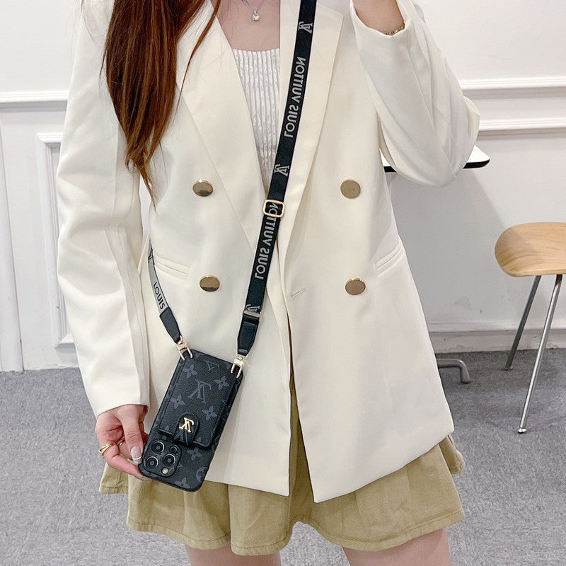 Lou Card Bag Crossbody Color Chain Pouzdro na iPhone