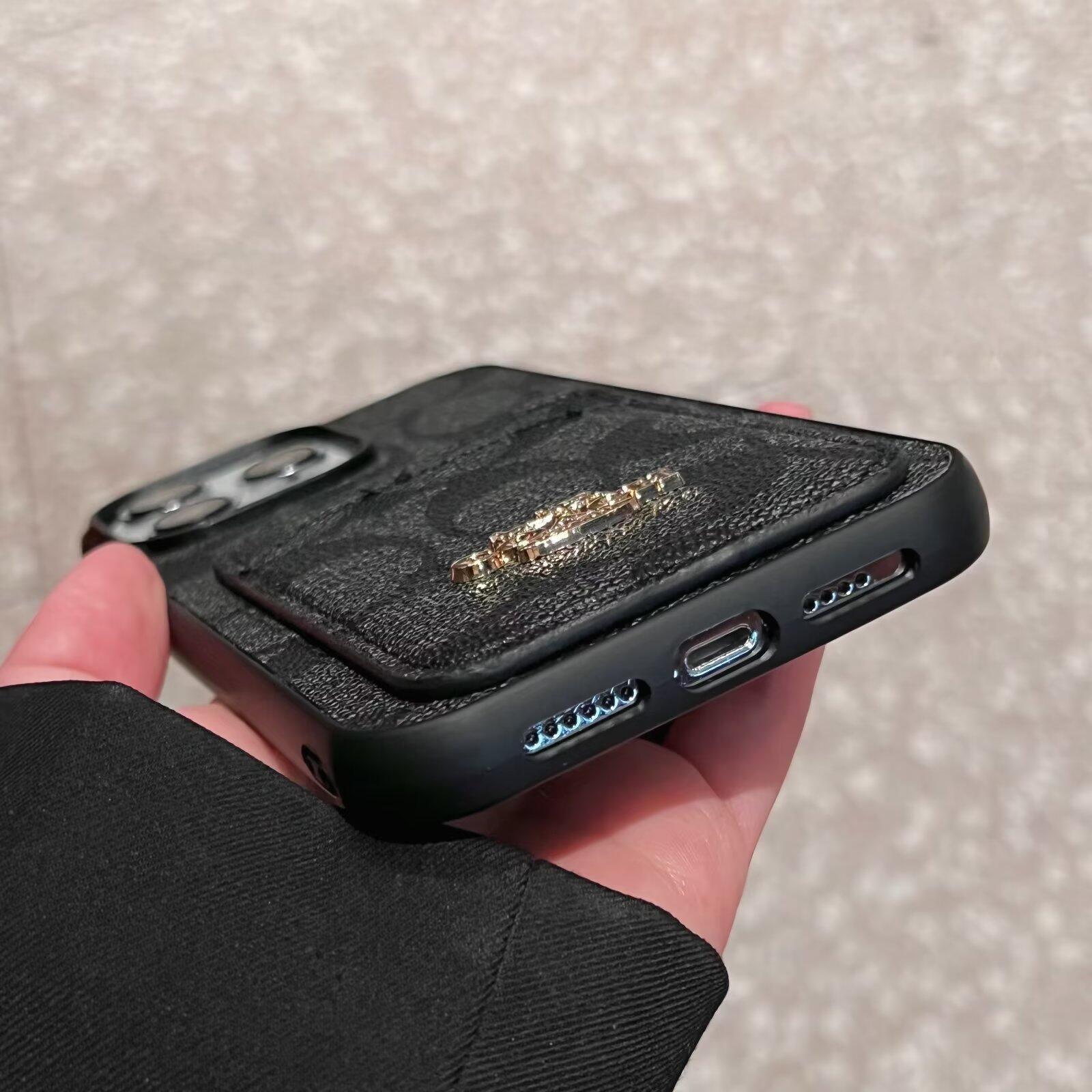 Kožené pouzdro na iPhone Coa Card Bag