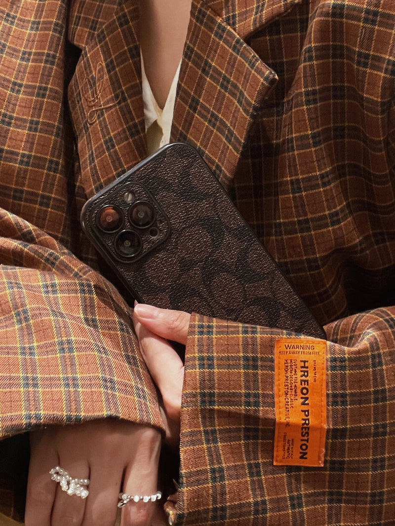 Coach iPhone Case Brown -QB240402