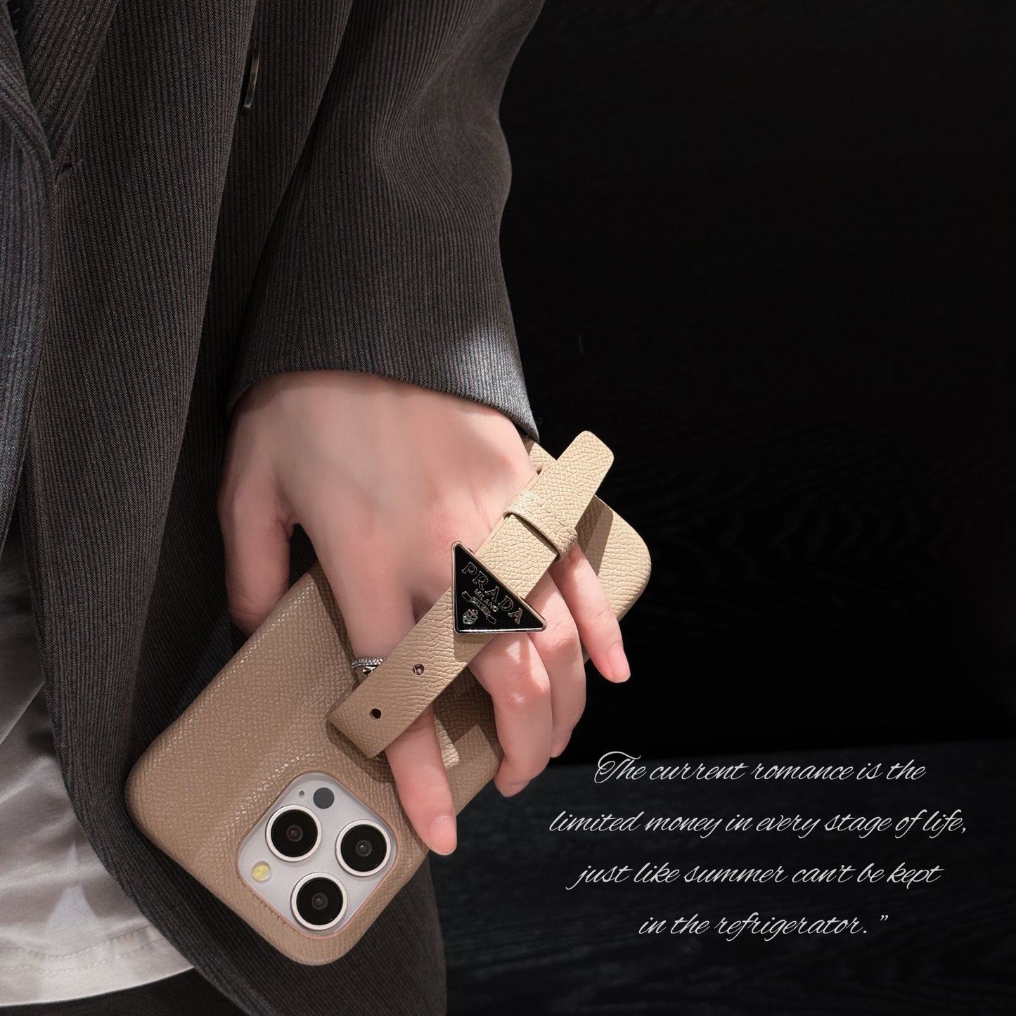 プラレザーハンドルiPhoneケース