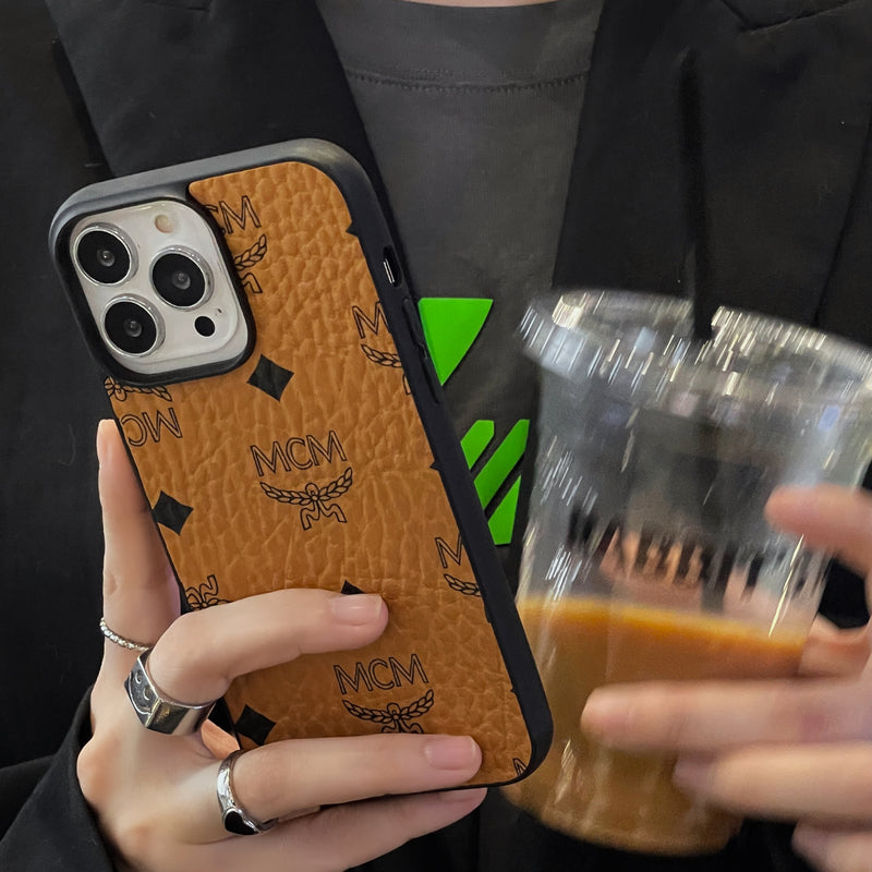 MCM iPhone Case Yellow-MCK240603