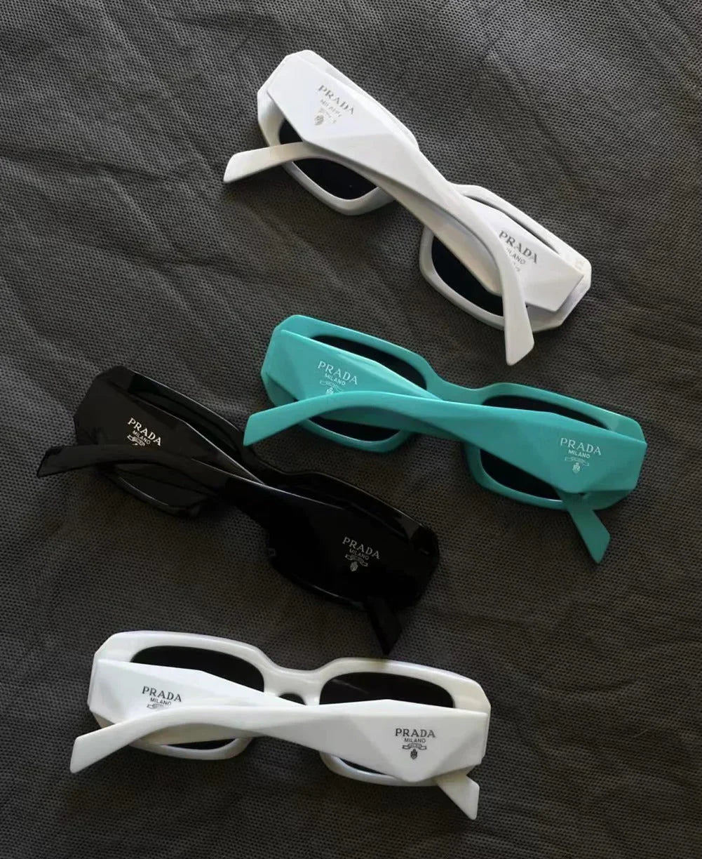 Polygonální Retro Unisex sluneční brýle 8251