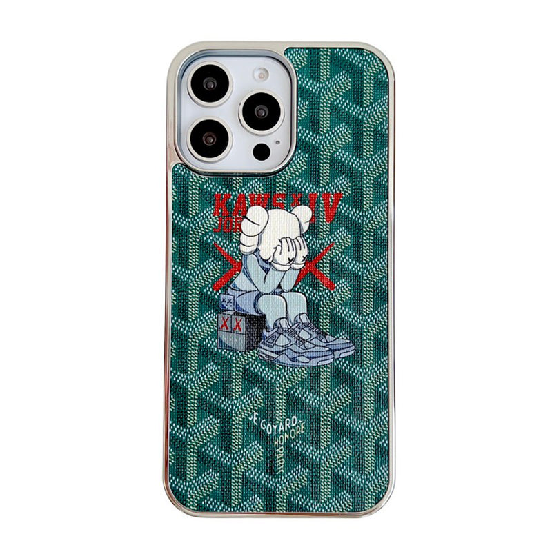 Capa para iPhone em ouro branco Goya x Kaw
