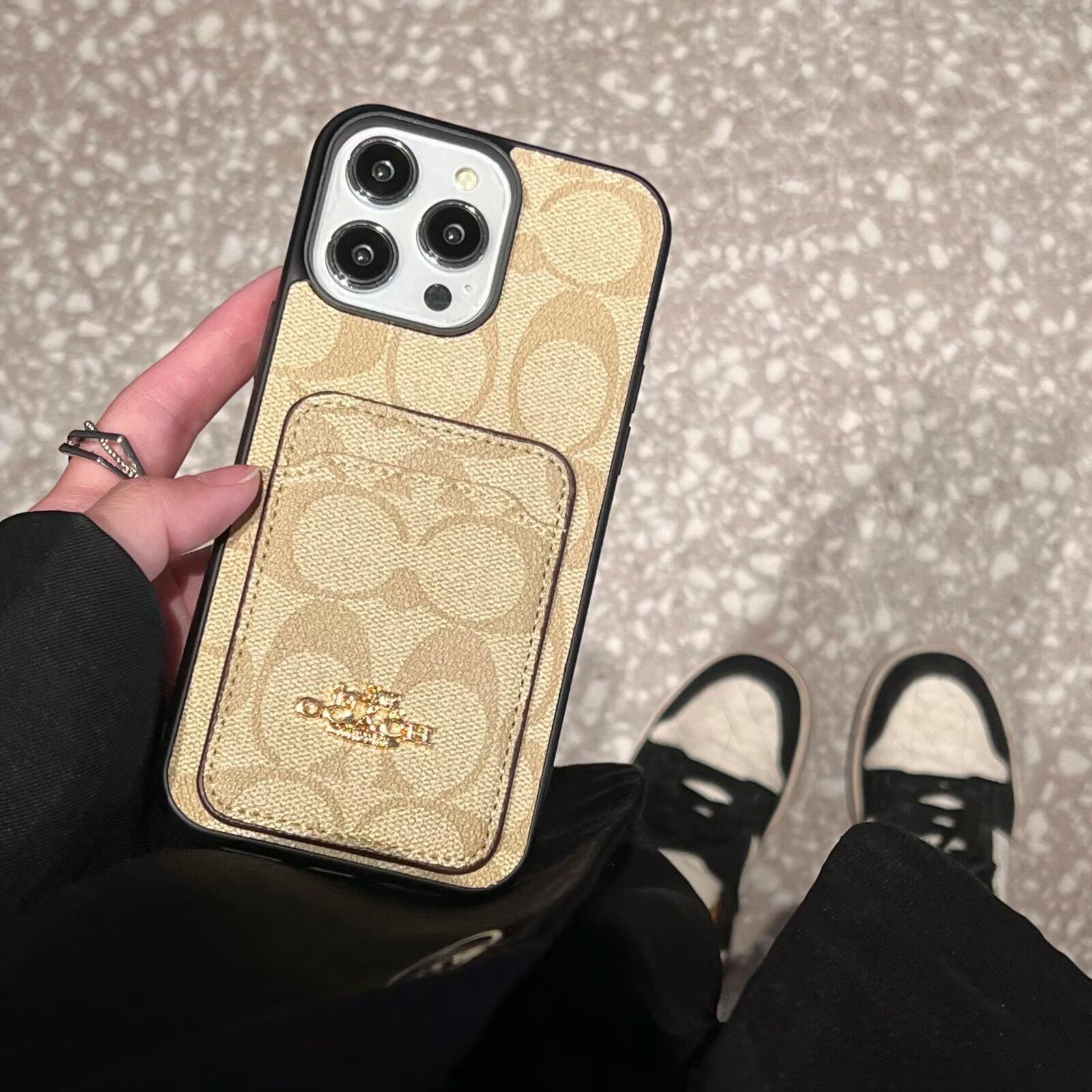 Kožené pouzdro na iPhone Coa Card Bag