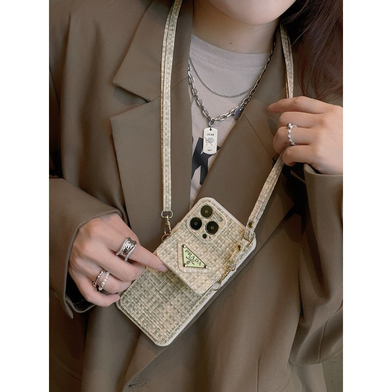 Pra Weave Card Bag Crossbody iPhone etui