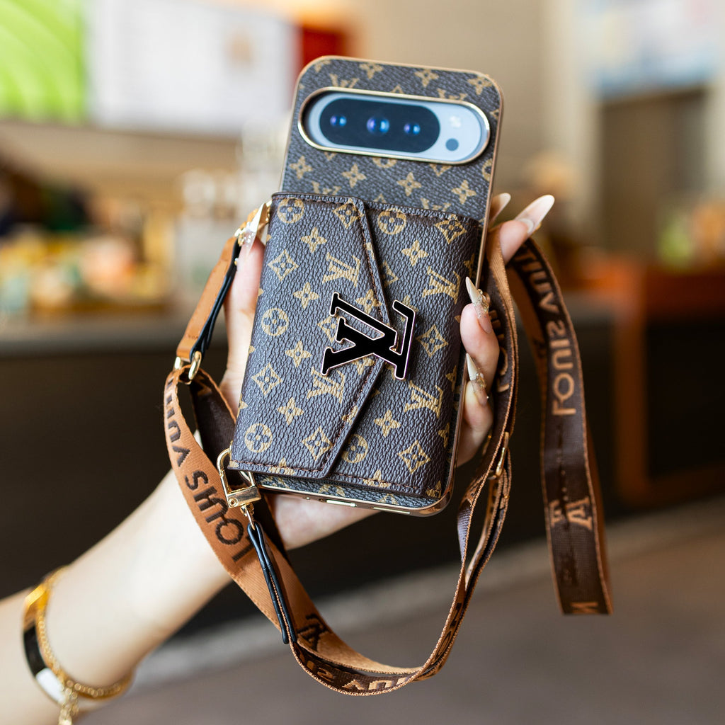 Luxury - style lanyard Google Pixel phone case