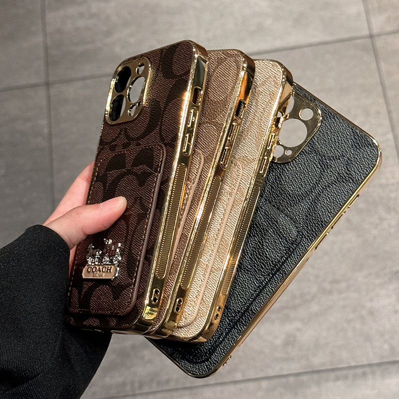 Étui pour iPhone en cuir Coa Card Bag