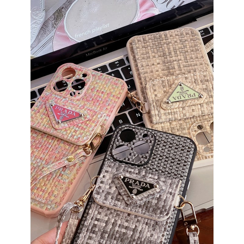 Pra Weave Card Bag Crossbody iPhone etui