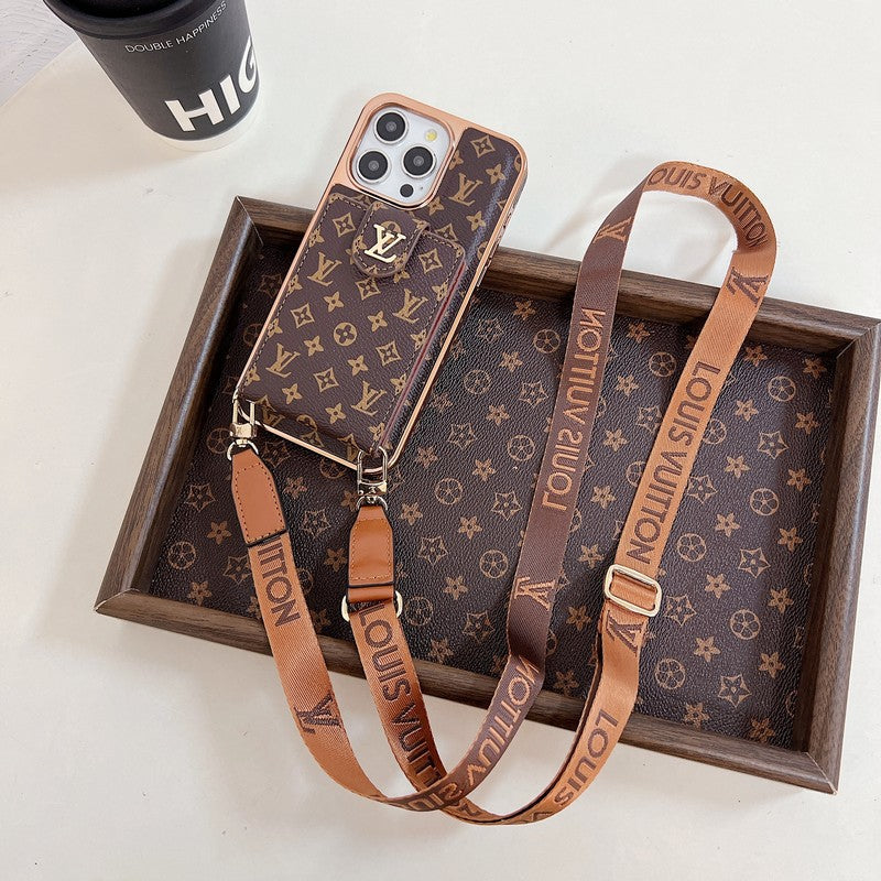 Lou Gold Cover Crossbody pouzdro na iPhone
