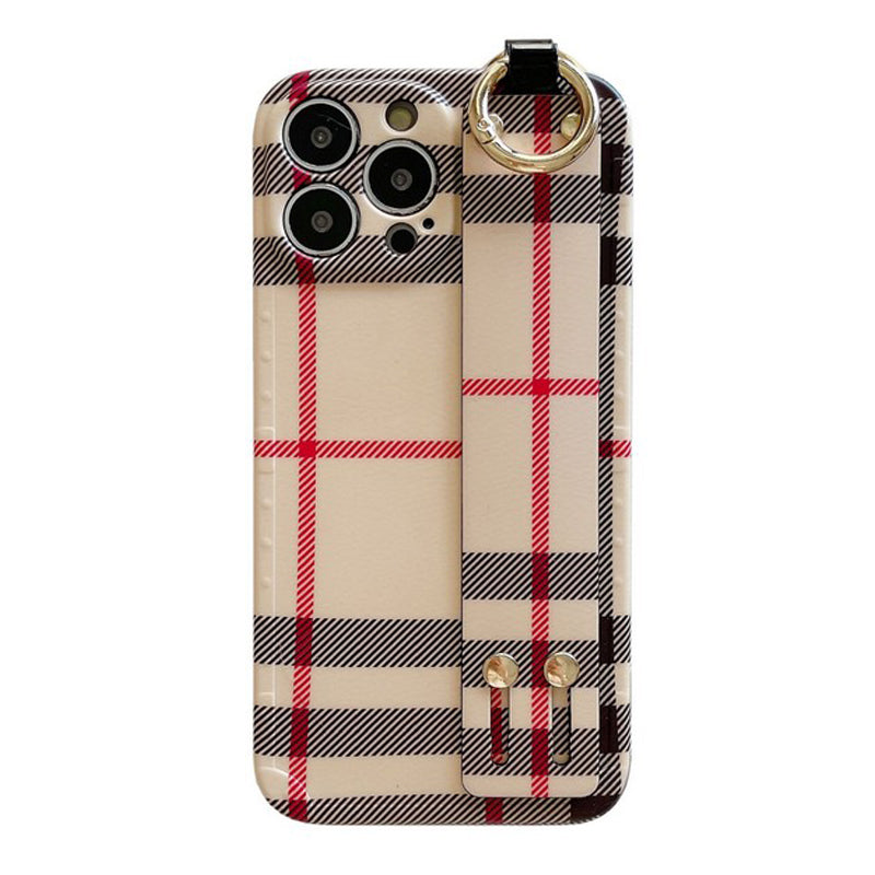 Bur Classic Color Wristband iPhone Case