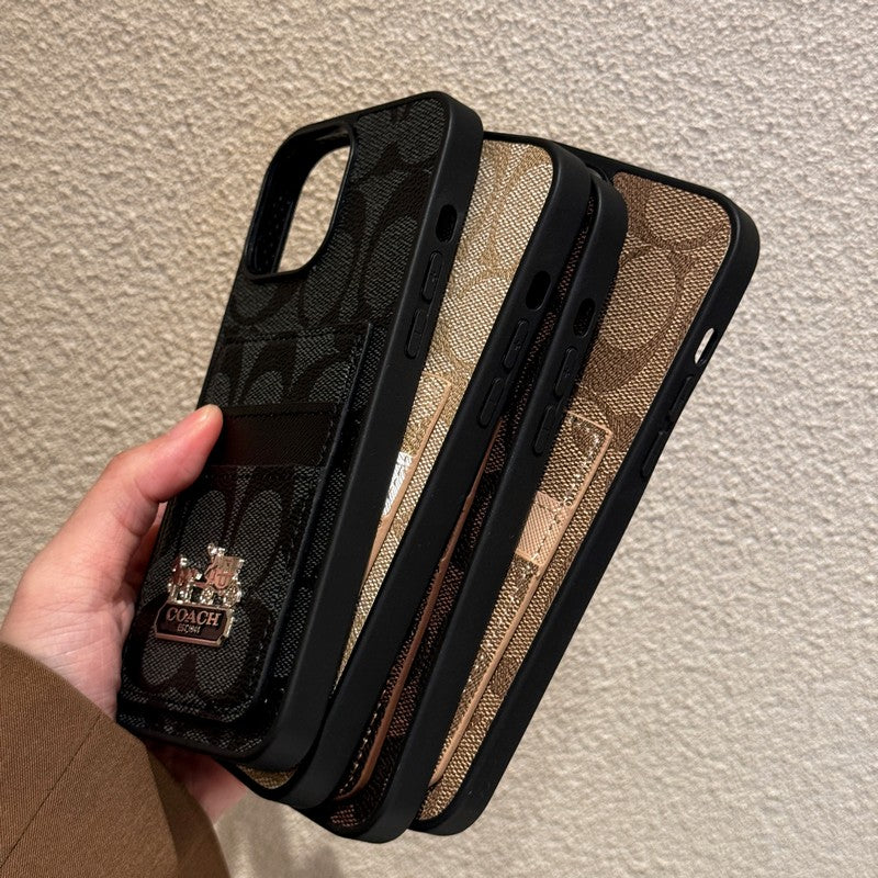 Kožené pouzdro na iPhone Coa Card Bag