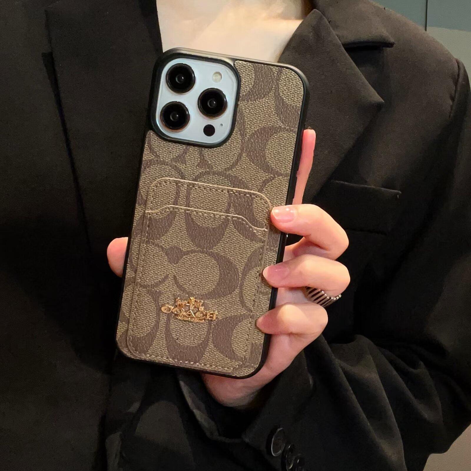 Kožené pouzdro na iPhone Coa Card Bag