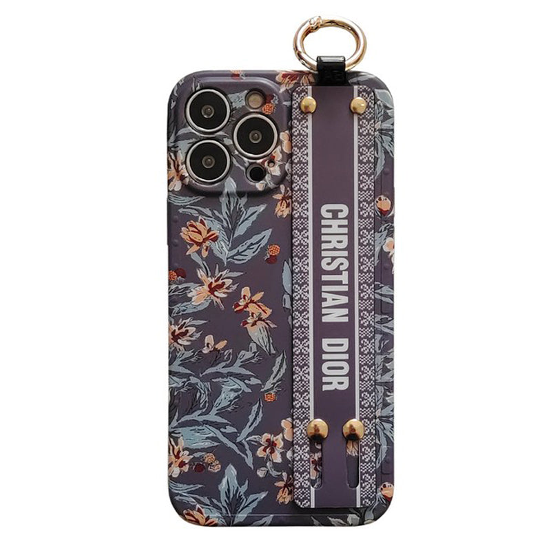 CD Μωβ & Λευκή θήκη iPhone με βραχιόλι